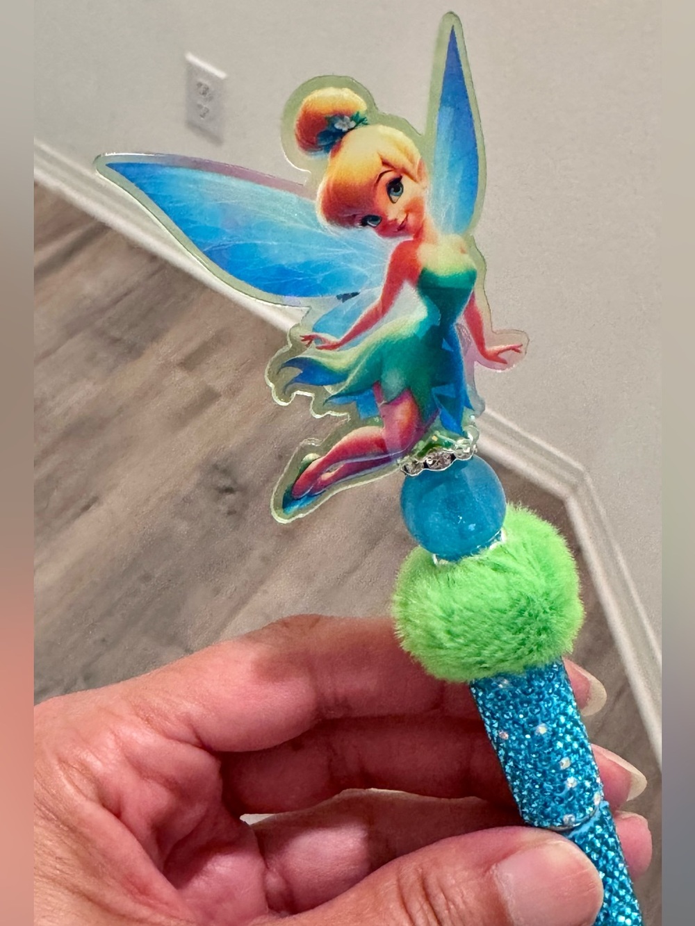 Tinkerbell flatback fairy bling pen